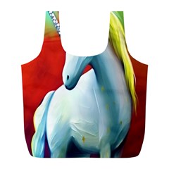 Unicorn Design Full Print Recycle Bag (l) by Trending