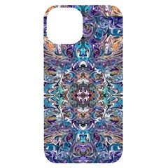 Over The Delta  Iphone 14 Black Uv Print Case by kaleidomarblingart