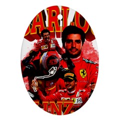 Carlos Sainz Ornament (oval) by Boster123