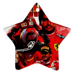 Carlos Sainz Star Ornament (two Sides) by Boster123