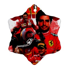 Carlos Sainz Ornament (snowflake) by Boster123