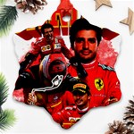 Carlos Sainz Snowflake Ornament (Two Sides) Front