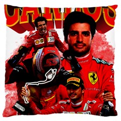 Carlos Sainz Large Cushion Case (two Sides) by Boster123