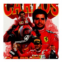 Carlos Sainz Banner And Sign 4  X 4  by Boster123