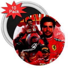 Carlos Sainz 3  Magnets (10 Pack)  by Boster123