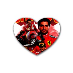 Carlos Sainz Rubber Coaster (heart) by Boster123