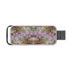 Trama Blend Portable Usb Flash (two Sides) by kaleidomarblingart