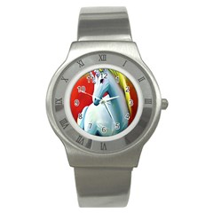 Unicorn Design Stainless Steel Watch