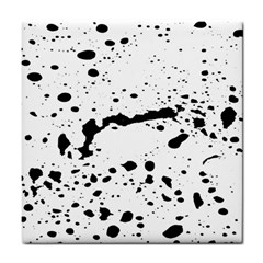 Monochrome Mirage  Tile Coaster by dflcprintsclothing