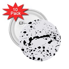 Monochrome Mirage  2 25  Buttons (10 Pack)  by dflcprintsclothing