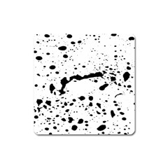 Monochrome Mirage  Square Magnet