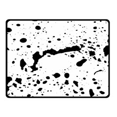 Monochrome Mirage  Fleece Blanket (small) by dflcprintsclothing