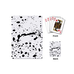 Monochrome Mirage  Playing Cards Single Design (mini) by dflcprintsclothing