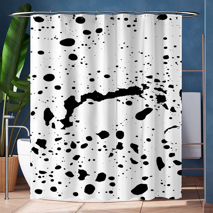 Monochrome Mirage  Shower Curtain 60  x 72  (Medium) 