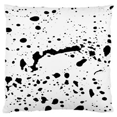 Monochrome Mirage  Large Cushion Case (one Side) by dflcprintsclothing