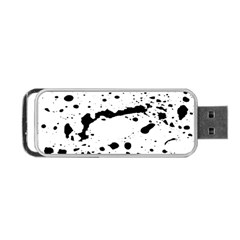 Monochrome Mirage  Portable Usb Flash (one Side) by dflcprintsclothing