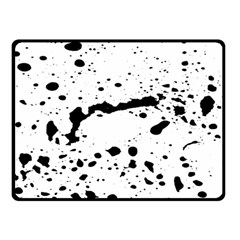 Monochrome Mirage  Two Sides Fleece Blanket (small) by dflcprintsclothing