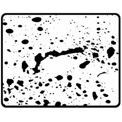 Monochrome Mirage  Two Sides Fleece Blanket (medium) by dflcprintsclothing