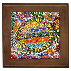 Supersonic Sunblast Framed Tile by chellerayartisans