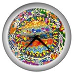 Supersonic Sunblast Wall Clock (Silver) Front