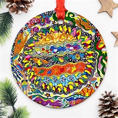 Supersonic Sunblast Ornament (round) by chellerayartisans