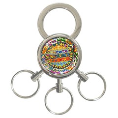 Supersonic Sunblast 3-ring Key Chain by chellerayartisans