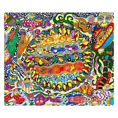 Supersonic Sunblast Two Sides Premium Plush Fleece Blanket (small)