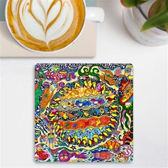 Supersonic Sunblast Uv Print Square Tile Coaster  by chellerayartisans