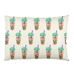 Cute Boba Pillow Case by artworkshop