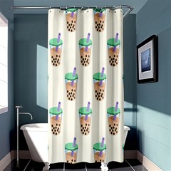 Cute Boba Shower Curtain 36  X 72  (stall)  by artworkshop