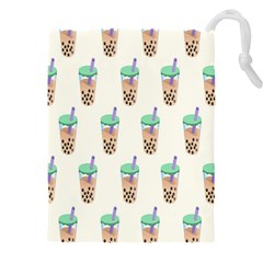 Cute Boba Drawstring Pouch (5xl) by artworkshop