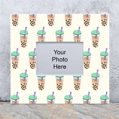 Cute Boba White Wall Photo Frame 5  X 7 