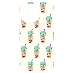 Cute Boba Iphone 14 Pro Max Black Uv Print Case