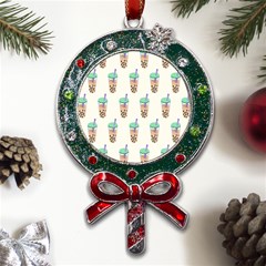 Cute Boba Metal X mas Lollipop With Crystal Ornament by artworkshop