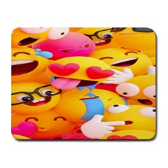 Wallpaper Emoji Small Mousepad by artworkshop