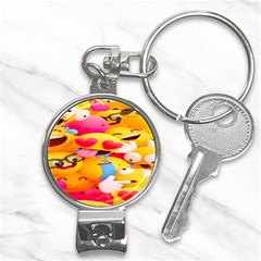 Wallpaper Emoji Nail Clippers Key Chain by artworkshop