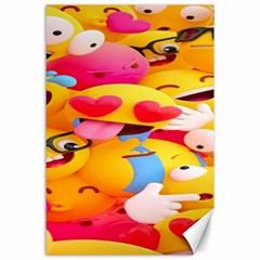 Wallpaper Emoji Canvas 24  X 36  by artworkshop