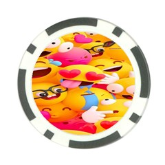 Wallpaper Emoji Poker Chip Card Guard by artworkshop