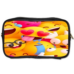 Wallpaper Emoji Toiletries Bag (one Side)