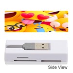 Wallpaper Emoji Memory Card Reader (Stick) Front