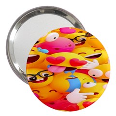 Wallpaper Emoji 3  Handbag Mirrors by artworkshop