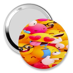 Wallpaper Emoji 3  Handbag Mirrors by artworkshop