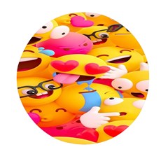 Wallpaper Emoji Mini Round Pill Box