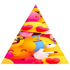 Wallpaper Emoji Wooden Puzzle Triangle