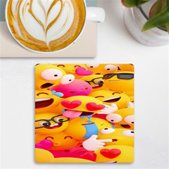 Wallpaper Emoji Uv Print Square Tile Coaster 