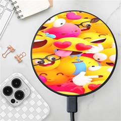 Wallpaper Emoji Wireless Fast Charger(black)