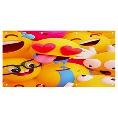 Wallpaper Emoji Banner And Sign 8  X 4  by artworkshop