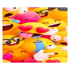 Wallpaper Emoji Premium Plush Fleece Blanket (small) by artworkshop