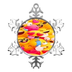 Wallpaper Emoji Metal Small Snowflake Ornament