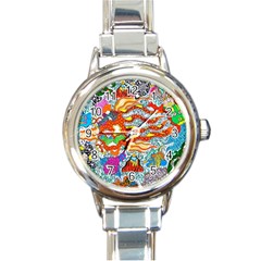 Supersonic Mermaid Chaser Round Italian Charm Watch